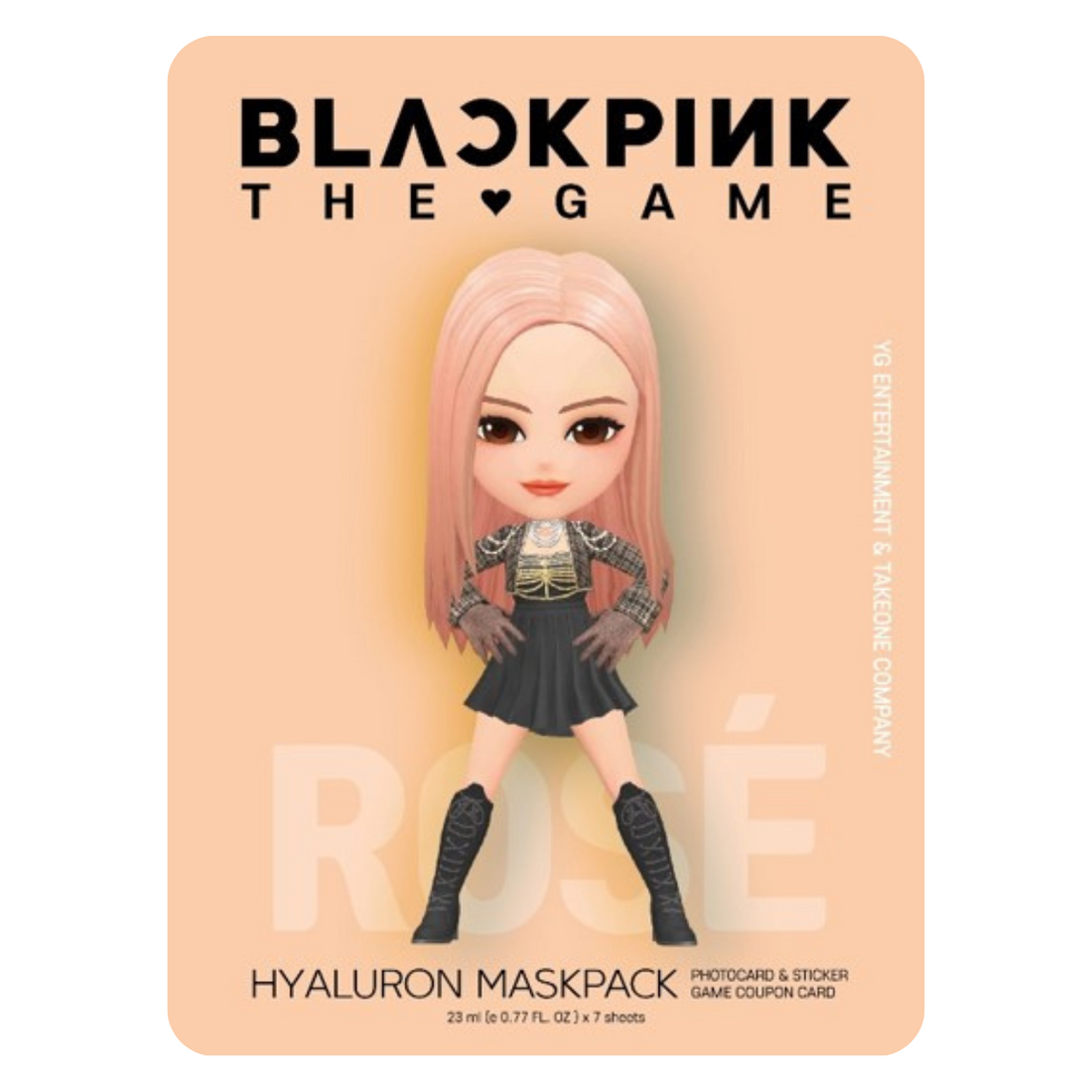 MaskPack Rose - Hyaluronic MaskPack (7 sheets per box)