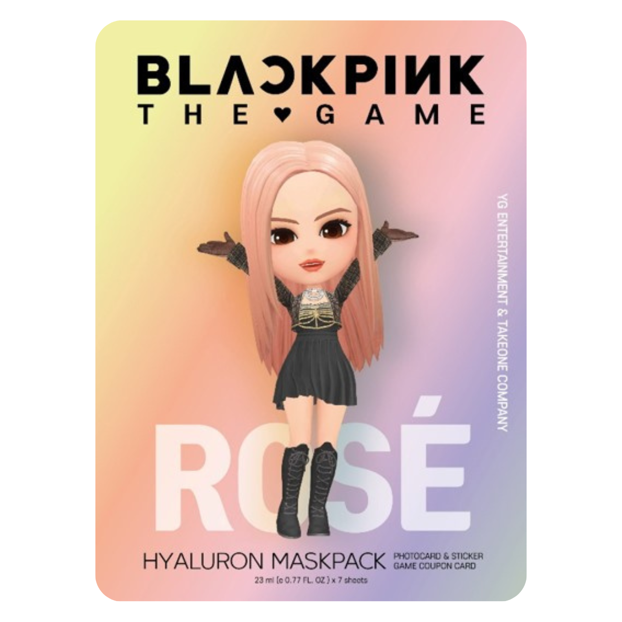 MaskPack Rose - Hyaluronic MaskPack (7 sheets per box)