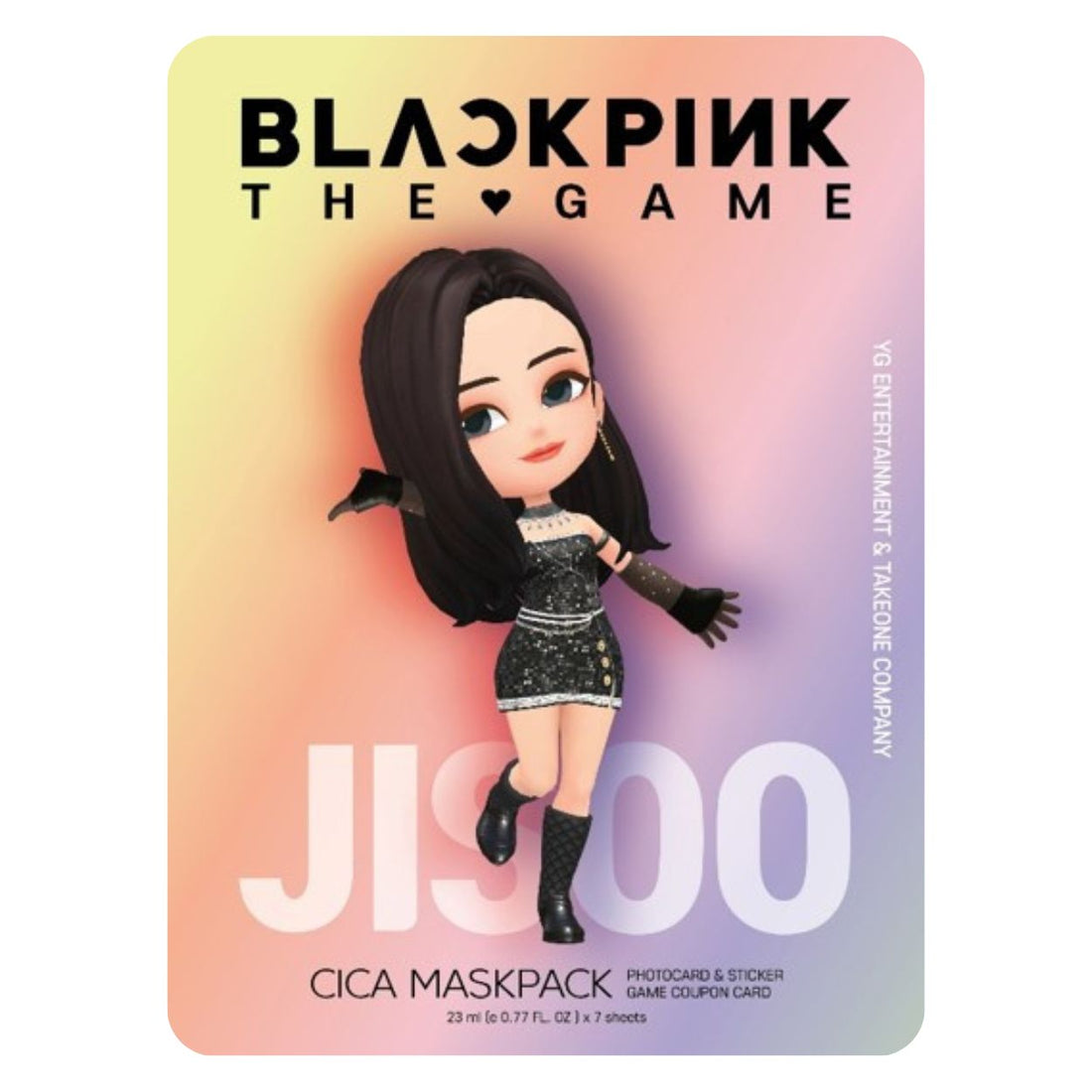 MaskPack Jisoo - Cica MaskPack (7 sheets per box)
