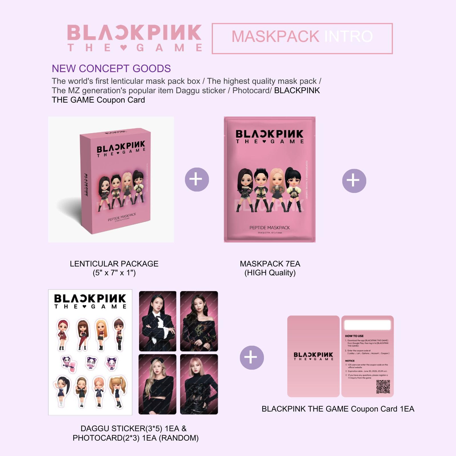MaskPack Jennie - Collagen MaskPack (7 sheets per box)